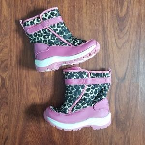 Girls Rain Snow Boots Pink Child Boots NWOT